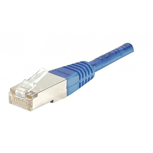 Abi Diffusion Cordon RJ45 catégorie 5e F/UTP bleu - 0,5 m