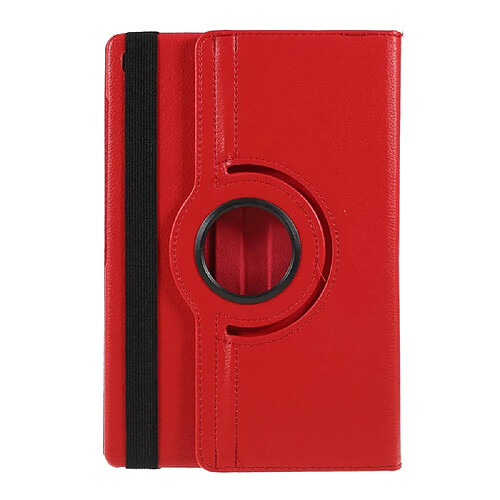 Etui en PU texture itchi avec support rotatif à 360 ° rouge pour votre Samsung Galaxy Tab S5e SM-T720