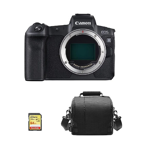 CANON EOS R Body Black + 64GB SD card + camera Bag