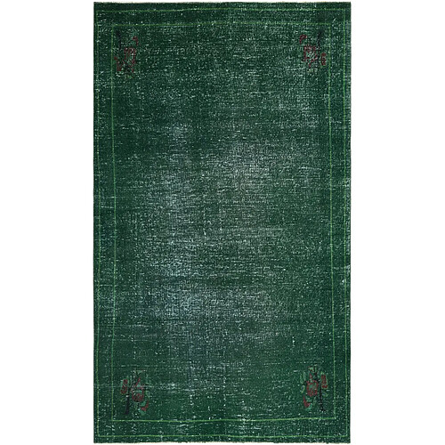 Vidal Tapis de laine 274x160 vert Ultra Vintage