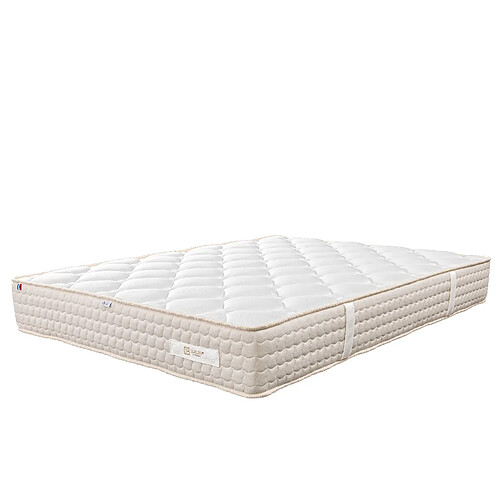 LUXURY LITERIE Matelas 180x200 cm, Sublime, 20cm, mémoire de forme, indépendance du couchage, face été/hiver