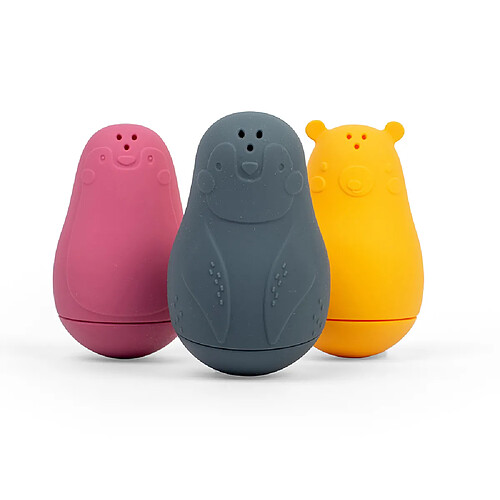 Bigjigs Toys Jouet de copains de bain en silicone