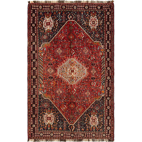 Vidal Tapis de laine 257x159 rouge Ghashghai