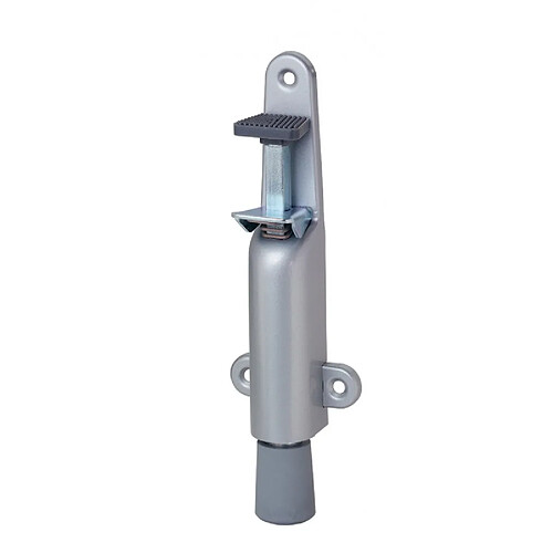 Arrêt de porte KWS à pédale acier vertical laqué argent 50 mm 108202