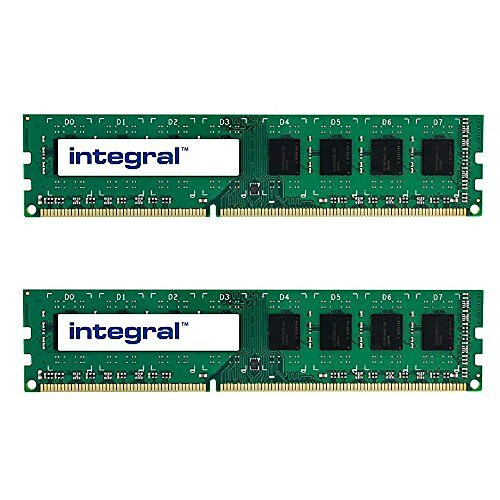 Channel Classics Integral In3t8gnajkik216Go 2x 8Go DDR31600DIMM CL11Bureau kit de module de mémoire pour PC/MacVert