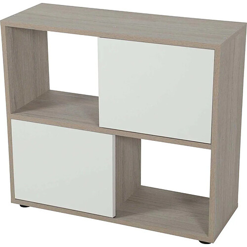 ZOLUX Meuble pour aquarium Iseo et Tana 84L blanc.