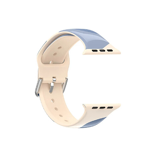 Eko Bracelet pour Apple Watch 38/40/41mm en TPU Abstract Blanc / Bleu