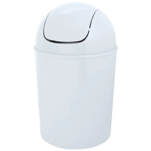 Gelco Poubelle plastique blanche 5L