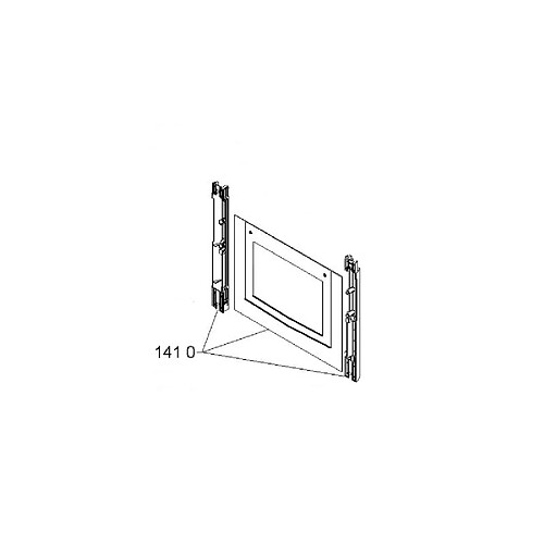 Whirlpool VITRE EXTERIEURE PORTE DE FOUR REP1410