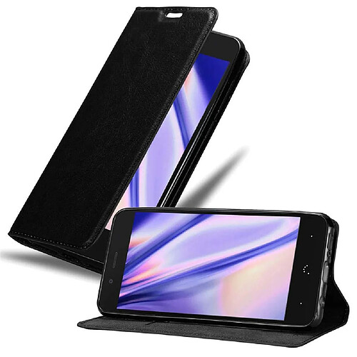 Cadorabo Coque BQ Aquaris X5 Etui en Noir