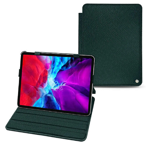 Housse cuir Apple iPad Pro 11" (2020) - Rabat horizontal - Vert séduisant - NOREVE