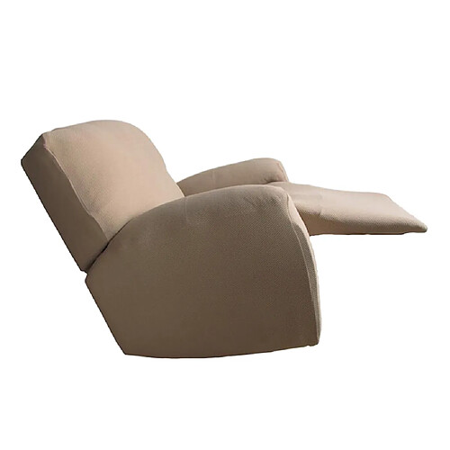 housse extensible inclinable, chaise de salon housse de canapé café foncé (daim)