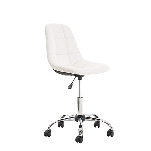 Non Chaise de bureau en simili cuir Emil