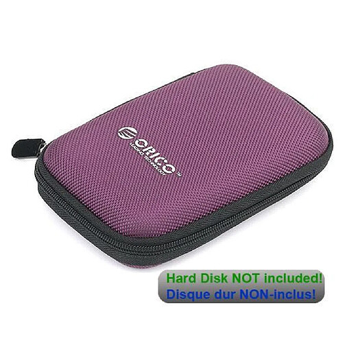 Boîtier de Protection pour Disque Dur 2.5"" pouces Etui Housse Coque Mauve