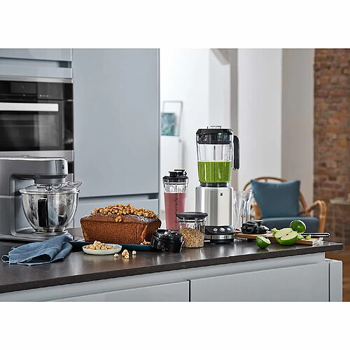 Wmf Blender électrique multifonctions de 1,2L 900W gris noir