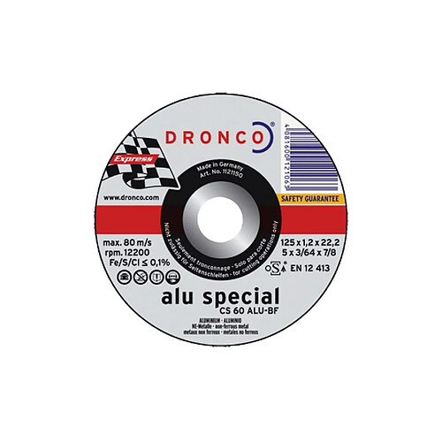 Disque à tronçonner Dronco CS 60 Alu 1121150100