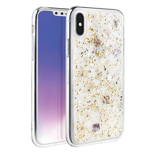 uniq etui lumence transparent iphone xs max zloty/champagne gold