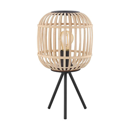 But Lampe H. 40 cm BORDESLEY Noir et bois