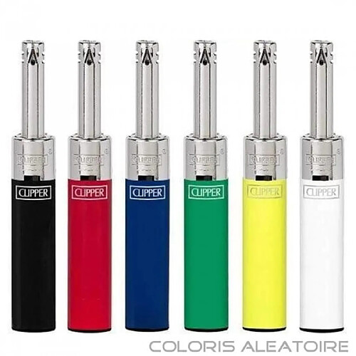 Lot de 6 Allume gaz Clipper Mix Couleur