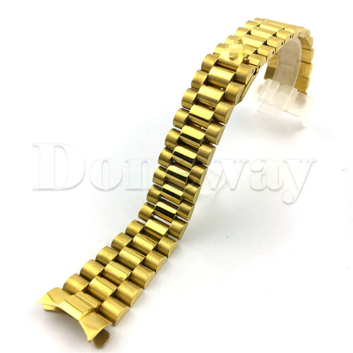 Bracelet de Montre En Acier Inoxydable Or