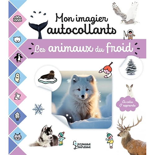 Mon imagier autocollants : Les animaux du froid