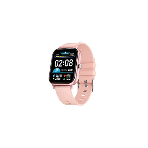 Trevi 0TF27008 Montre Connectée Android 1.7" Moniteur du Sommeil Étanche Moniteur de Fréquence Cardiaque Rose