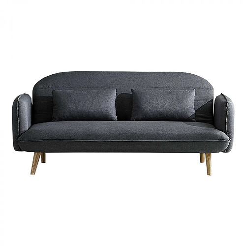 Concept Usine Canapé droit convertible scandinave 3 places gris SOTCHI