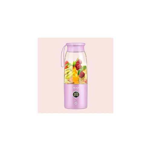 VitamerUSB Mini presse-agrumes portable mélangeur de jus citron confiture alésoir bouteille-rose