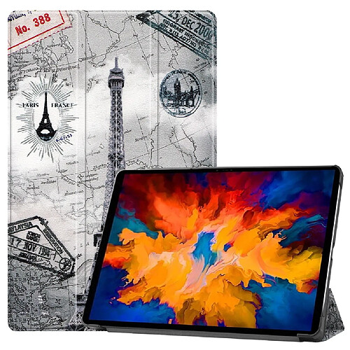 Etui en PU impression de motifs avec support tri-pliure motif spécial pour votre Lenovo Tab P11 Pro TB-J706F