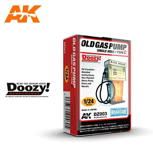 Ak Interactive Old Gas Pump Single Hose / Type C - Décor Modélisme