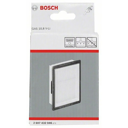 Filtre à plis pour GAS 10 BOSCH 2607432046