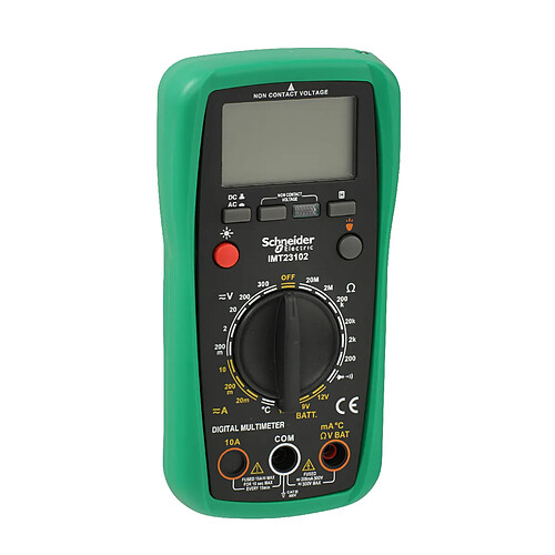 Schneider Electric Multimètre numérique Cat III (300V) écran LCD vert - Schneider