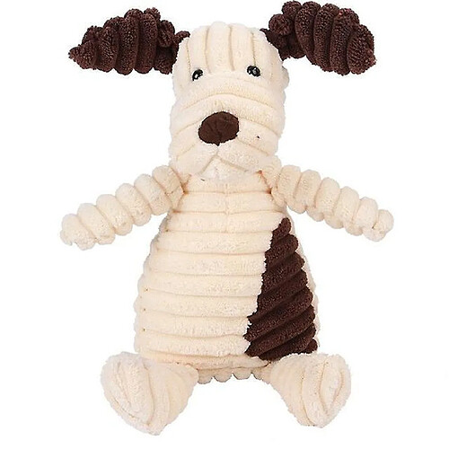 Jouets en velours côtelé pour petits et grands animaux en peluche pour chiots qui grincent, mâchent et résistent aux morsures Accessoires pour animaux de compagnie