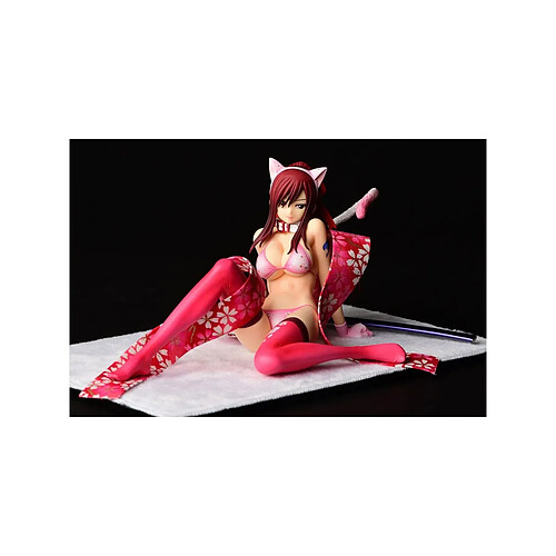 Orca Toys Fairy Tail - Statuette 1/6 Erza Scarlet Cherry Blossom CAT Gravure_Style 13 cm