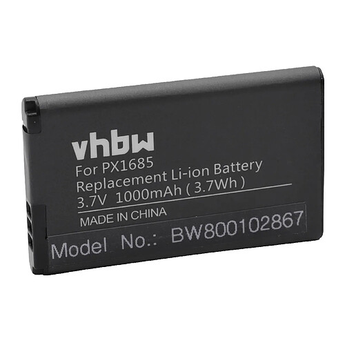 vhbw batterie compatible avec Aiptek PowerWalker PW-V1 appareil numérique camescope (1000mAh, 3,7V, Li-Ion)