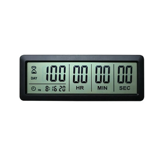 Universal Numérique 999 jours minuterie minuterie horloge LCD grand écran compteur jour minuterie vérifier la date limite article cuisine | minuterie cuisine