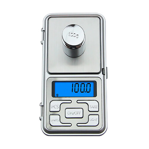 INF Mini balance numérique / balance de poche 200g/0,01g en acier inoxydable