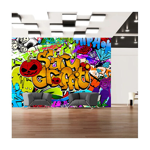 Artgeist Papier peint - Scary graffiti [350x245]