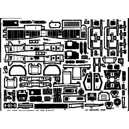 Me-262B-1a/U1 Schwalbe - 1:72e - Eduard Accessories