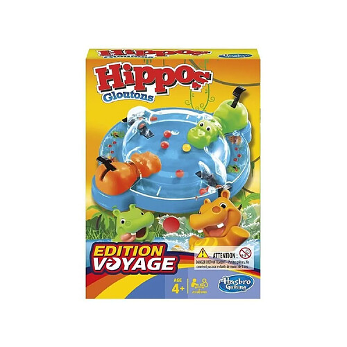 Hasbro Hippos Gloutons - Jeu de société de Voyage - Version française