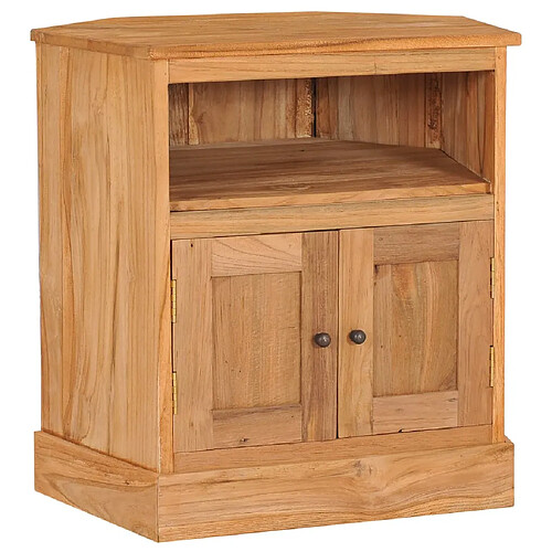 vidaXL Buffet d'angle 60x45x60 cm bois de teck massif