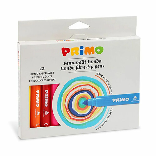 Primo 12 gros feutres 'jumbo'