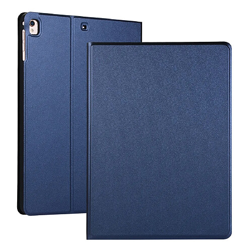 Wewoo Housse Étui Coque Pour iPad 10.2 Voltage Etui en cuir élastique TPU avec support Bleu foncé