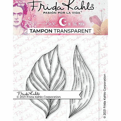 Youdoit 2 Tampons transparents - végétal 1 - 9,5 x 6,5 cm