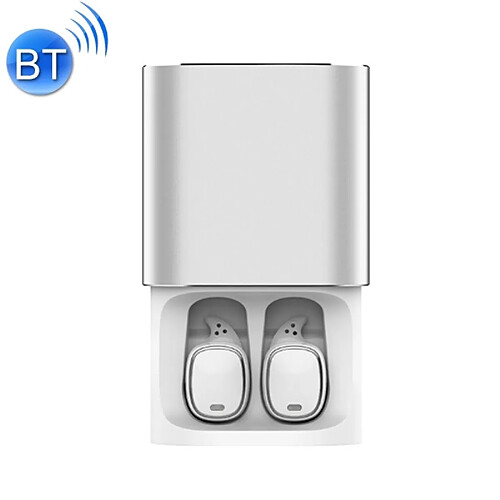 Wewoo Oreillette Bluetooth blanc pour iPad, iPhone, Galaxy, , Xiaomi, LG, HTC et autres téléphones intelligents Pro Sans Fil V4.2 Écouteurs avec Micro,