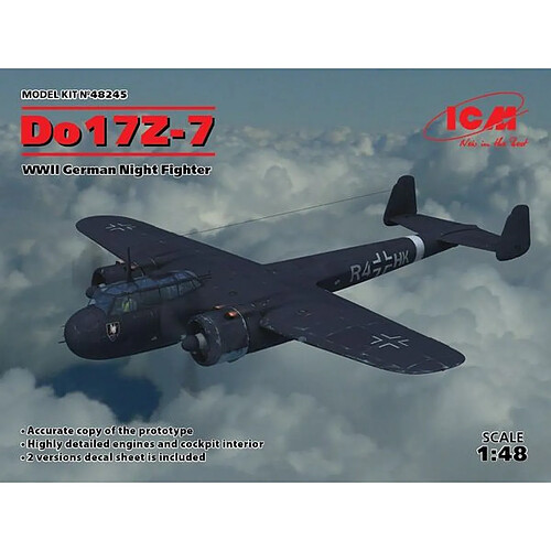 Do 17Z-7, WWII German Night Fighter - 1:48e - ICM