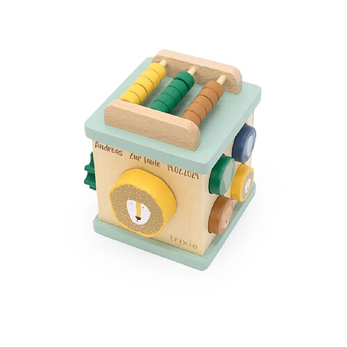 Trixie Baby Petit cube d activites en bois