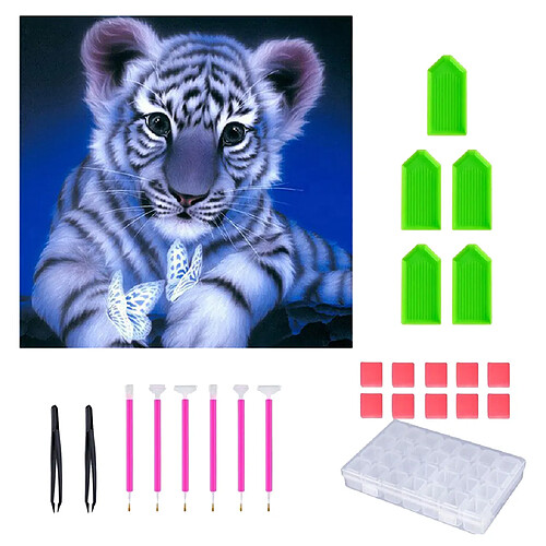 Bricolage 5D Diamant Broderie Peinture Point De Croix Kit Peinture à L'huile Outils Kits