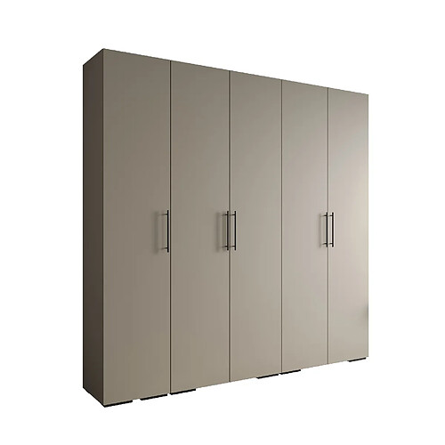 Abiks Meble Armoire Inova 3 À Portes Battantes 236,7/250/47 5 Portes (gris/nero)