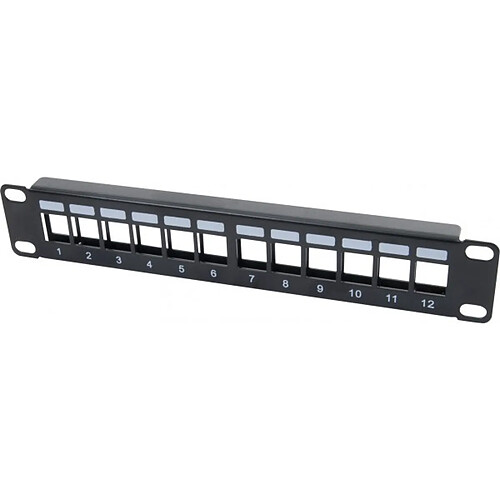 Abi Diffusion Panneau 10 1U 12 ports keystone